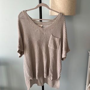 Bibi short sleeve lightweight sweater
